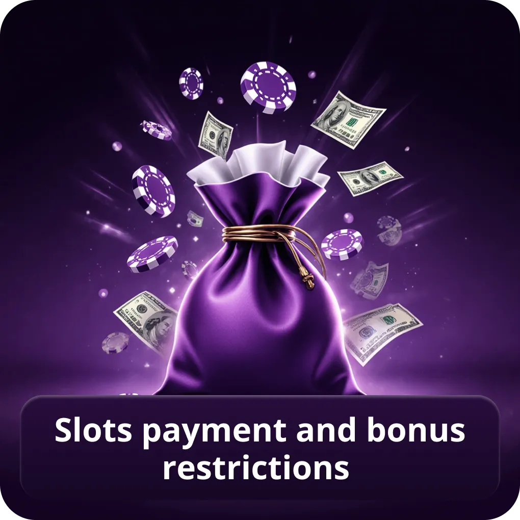 Best online slots casinos in Canada payment and bonus restrictions Slots payment and bonus restrictions