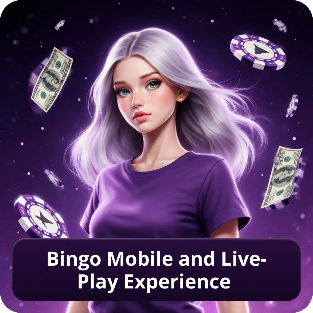 Bingo mobile and live-play experience