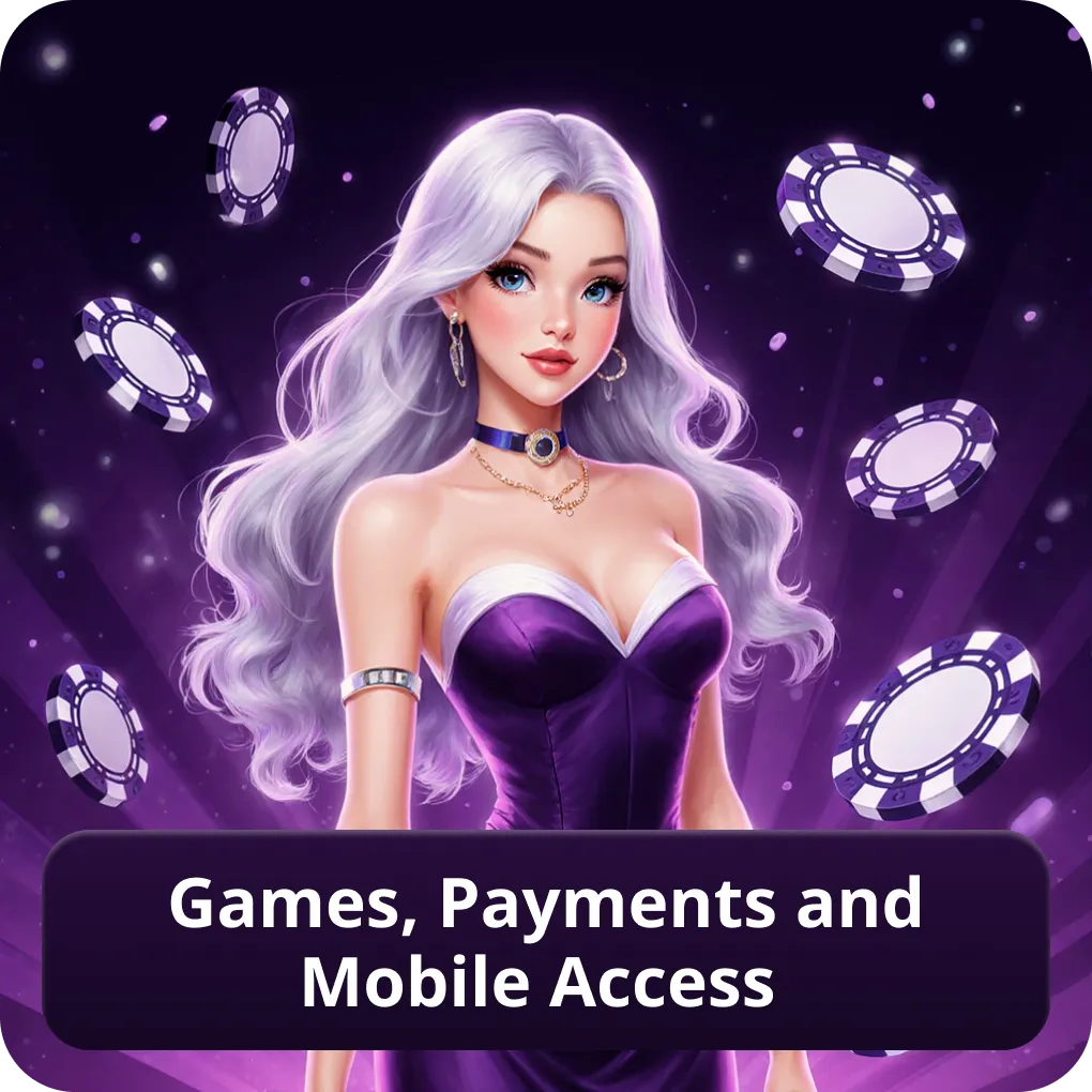 Games, payments and mobile access