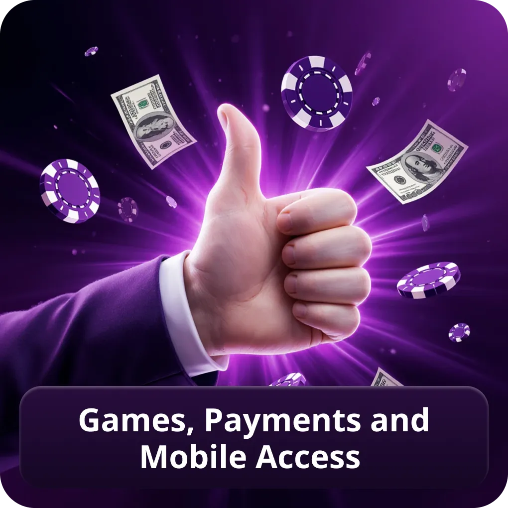 Games, payments and mobile access
