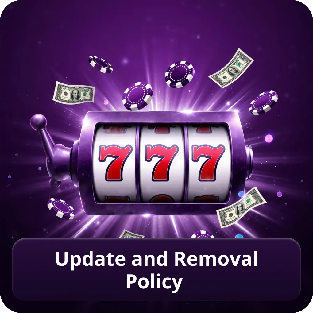 Update and removal policy