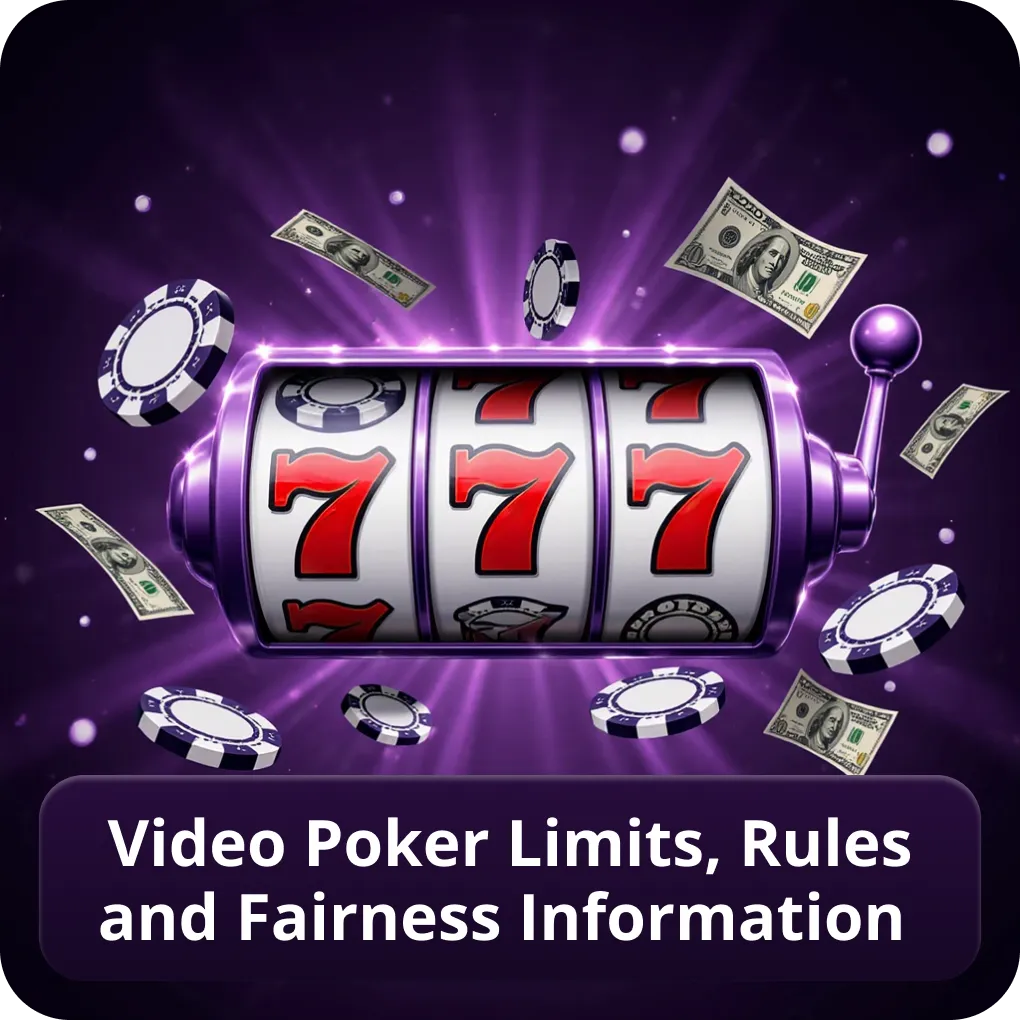 Video poker limits, rules and fairness information in Canada 2026 Video poker limits, rules and fairness information