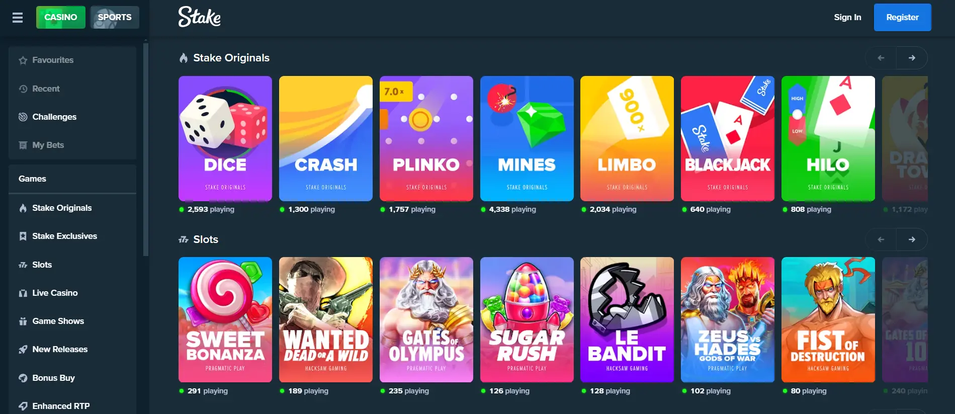Stake casino