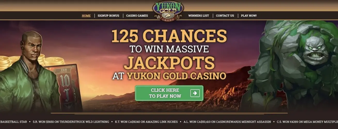 Yukon Gold bonuses and promotions Yukon Gold