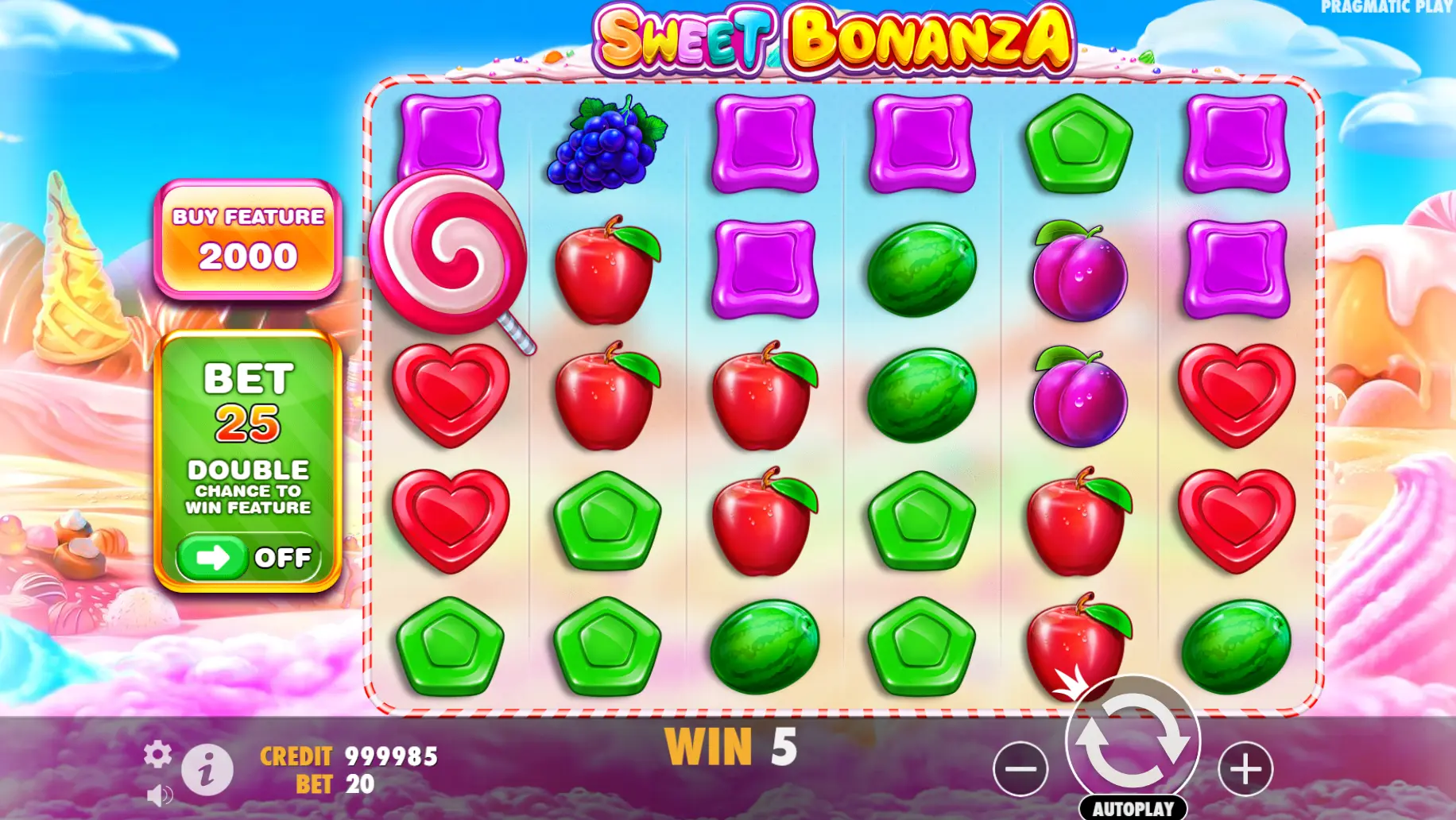 Sweet Bonanza gameplay Sweet Bonanza