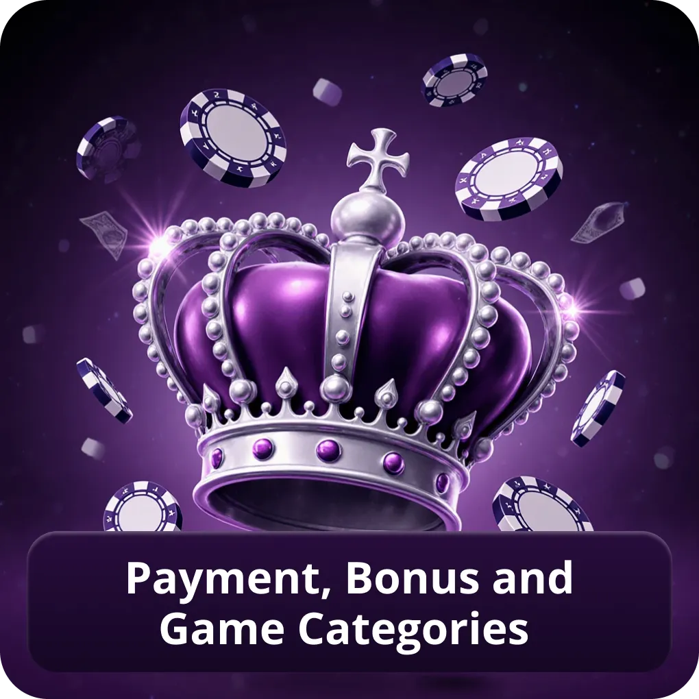 Payment, bonus and game categories in Canada 2026 Payment, bonus and game categories